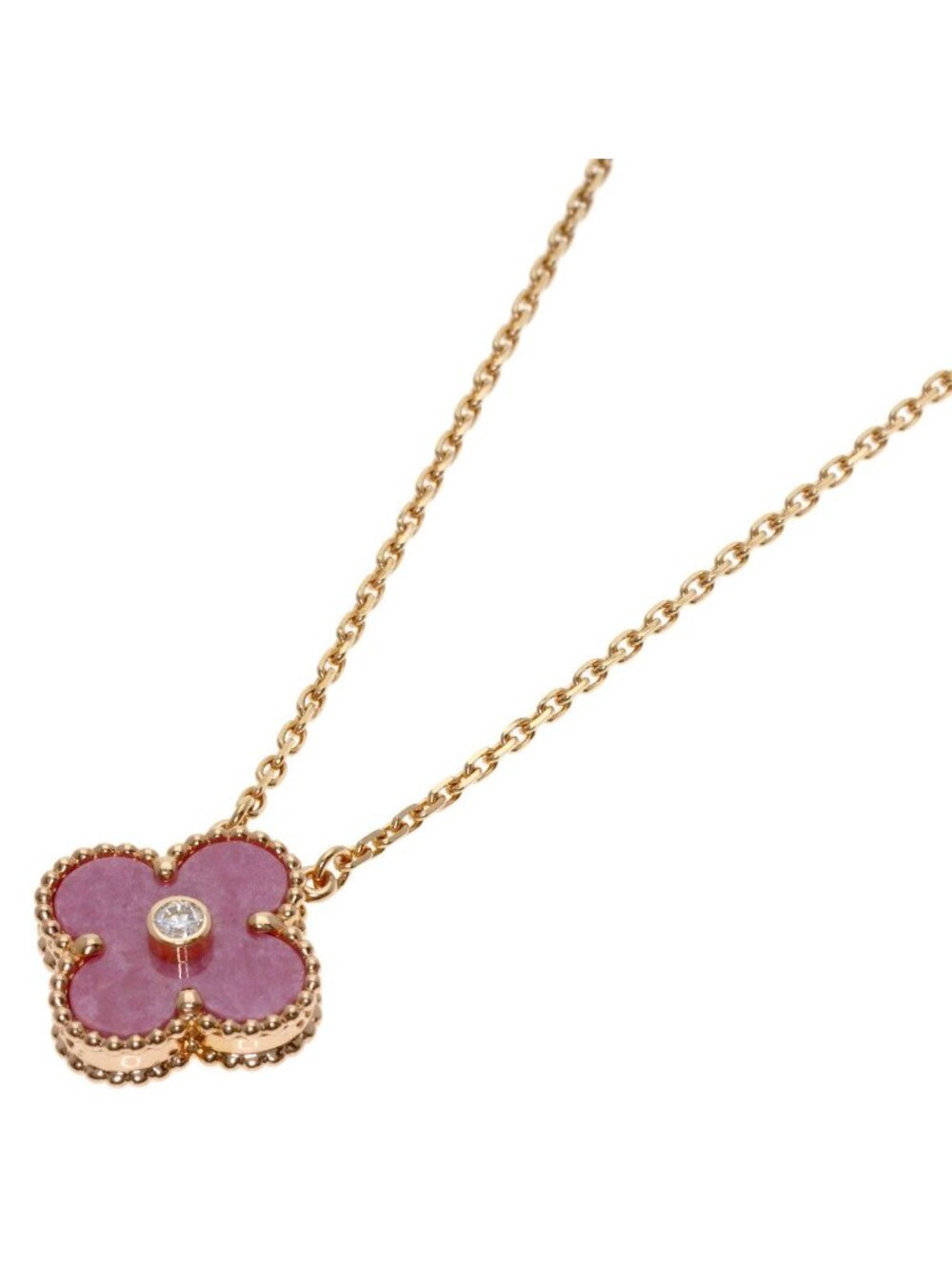 Van Cleef & Arpels Vintage Alhambra Road Knight Diamond Necklace 18 PG